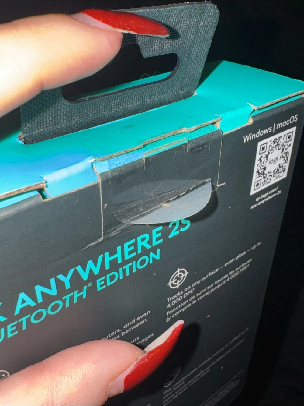 Logitech MX Anywhere 2S Bluetooth Edition Mouse - Black